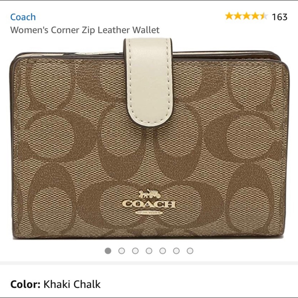 NWT Tan Coach Wallet Women’s